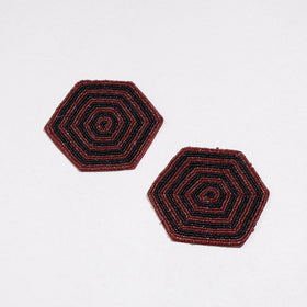  Handmade Hapur Bead Work Coasters 