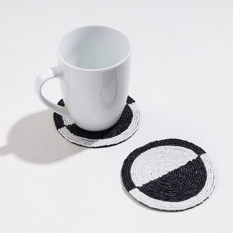  Handmade Hapur Bead Work Coasters 