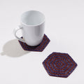  Handmade Hapur Bead Work Coasters 