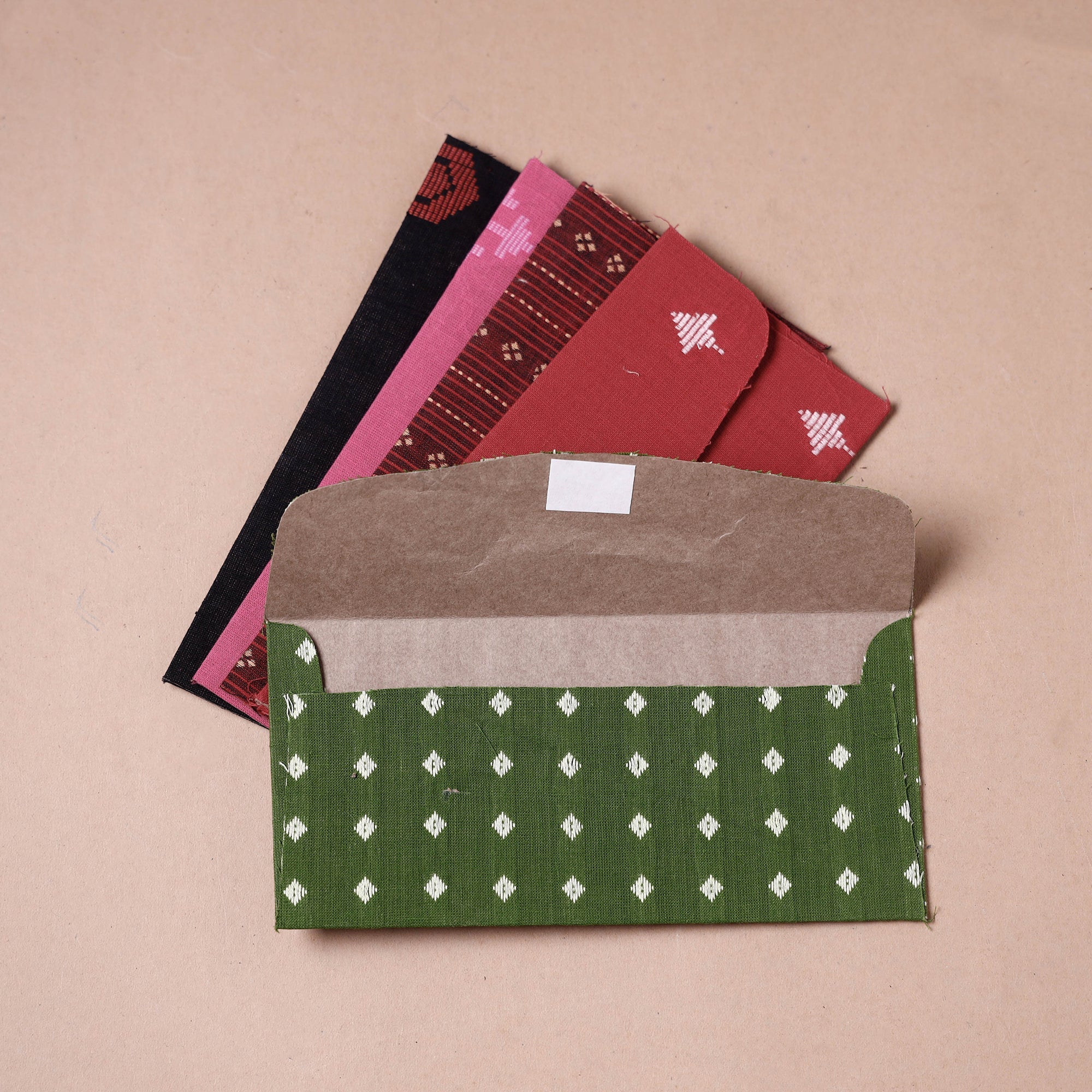  Handmade jacquard Fabric Envelope 