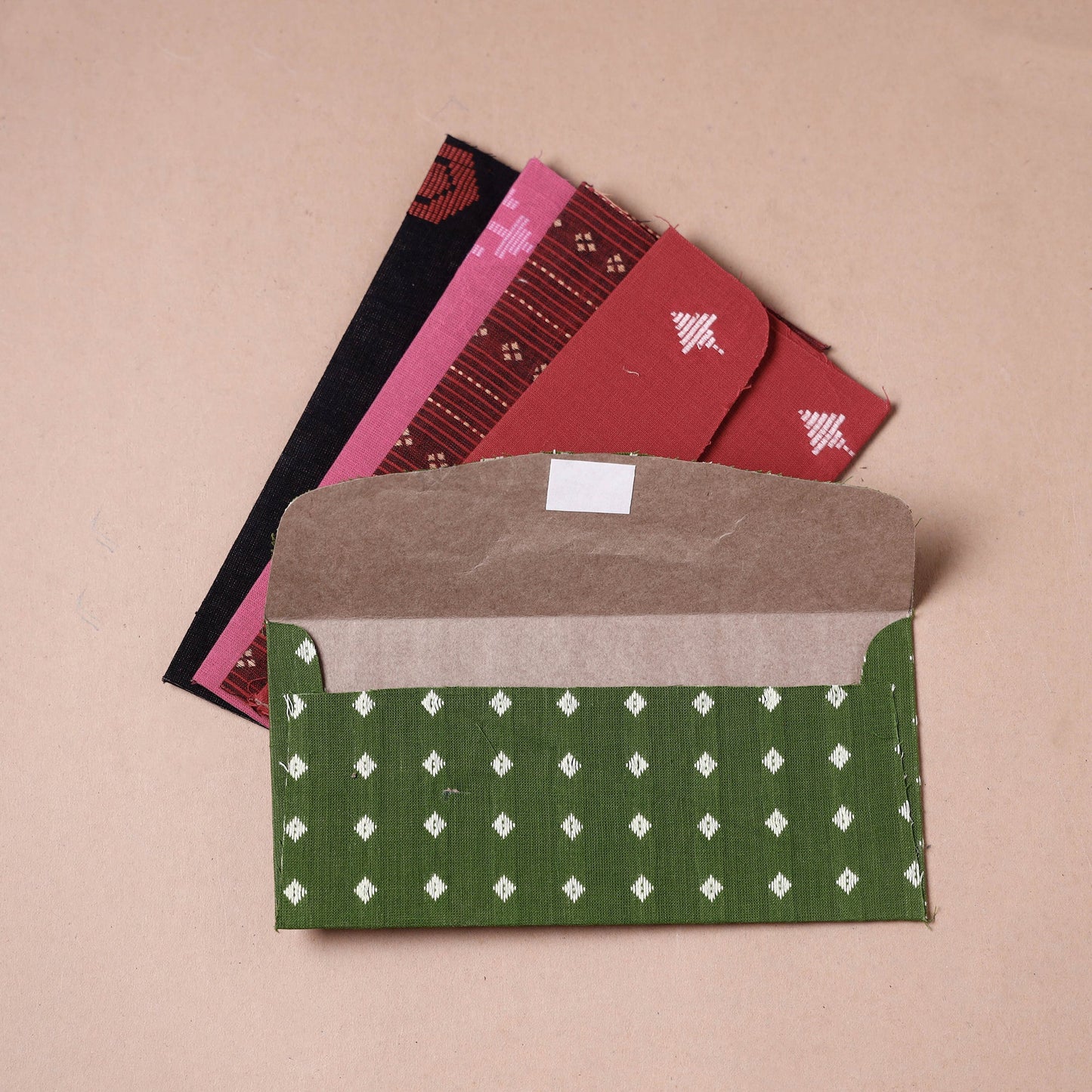  Handmade jacquard Fabric Envelope 