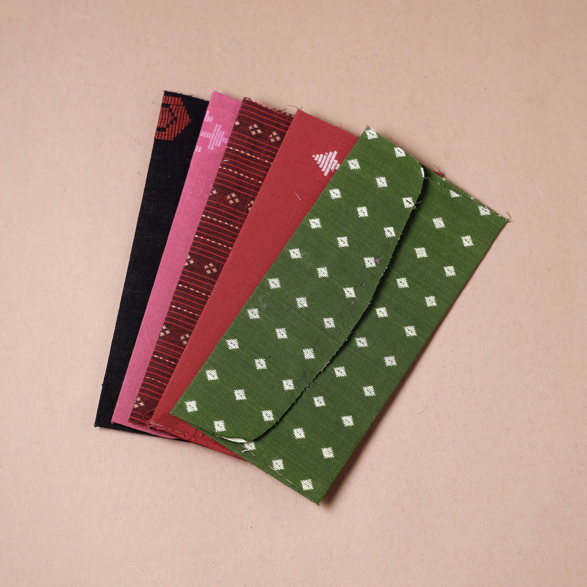  Handmade jacquard Fabric Envelope 