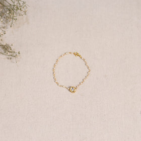 Handmade kundan work bracelet 35 - handcrafted