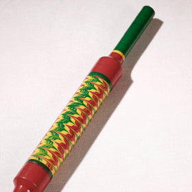  Handmade Lacquered Wooden Belan/बेलन (Chapatti Roller, Rolling Pin) 