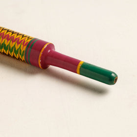  Handmade Lacquered Wooden Belan/बेलन (Chapatti Roller, Rolling Pin) 