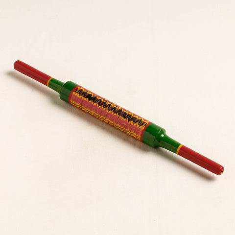  Handmade Lacquered Wooden Belan/बेलन (Chapatti Roller, Rolling Pin) 