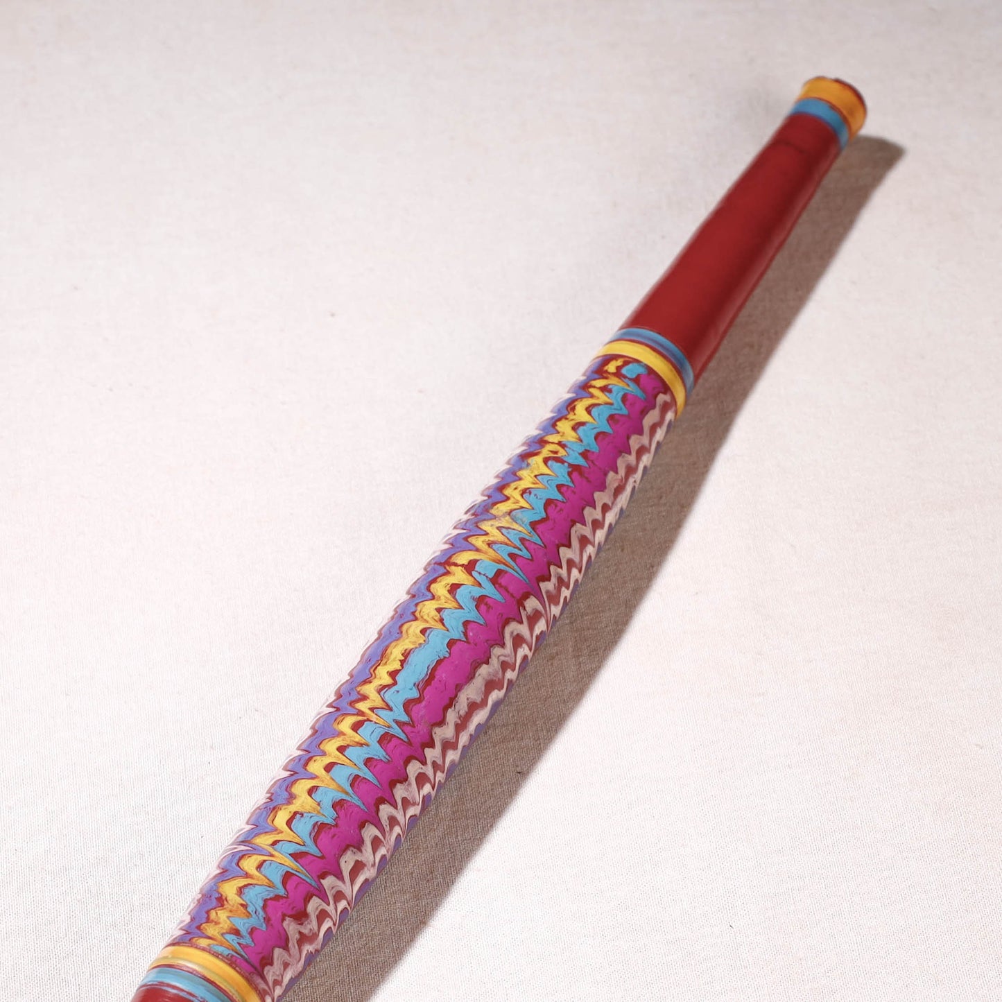  Handmade Lacquered Wooden Belan/बेलन (Chapatti Roller, Rolling Pin) 