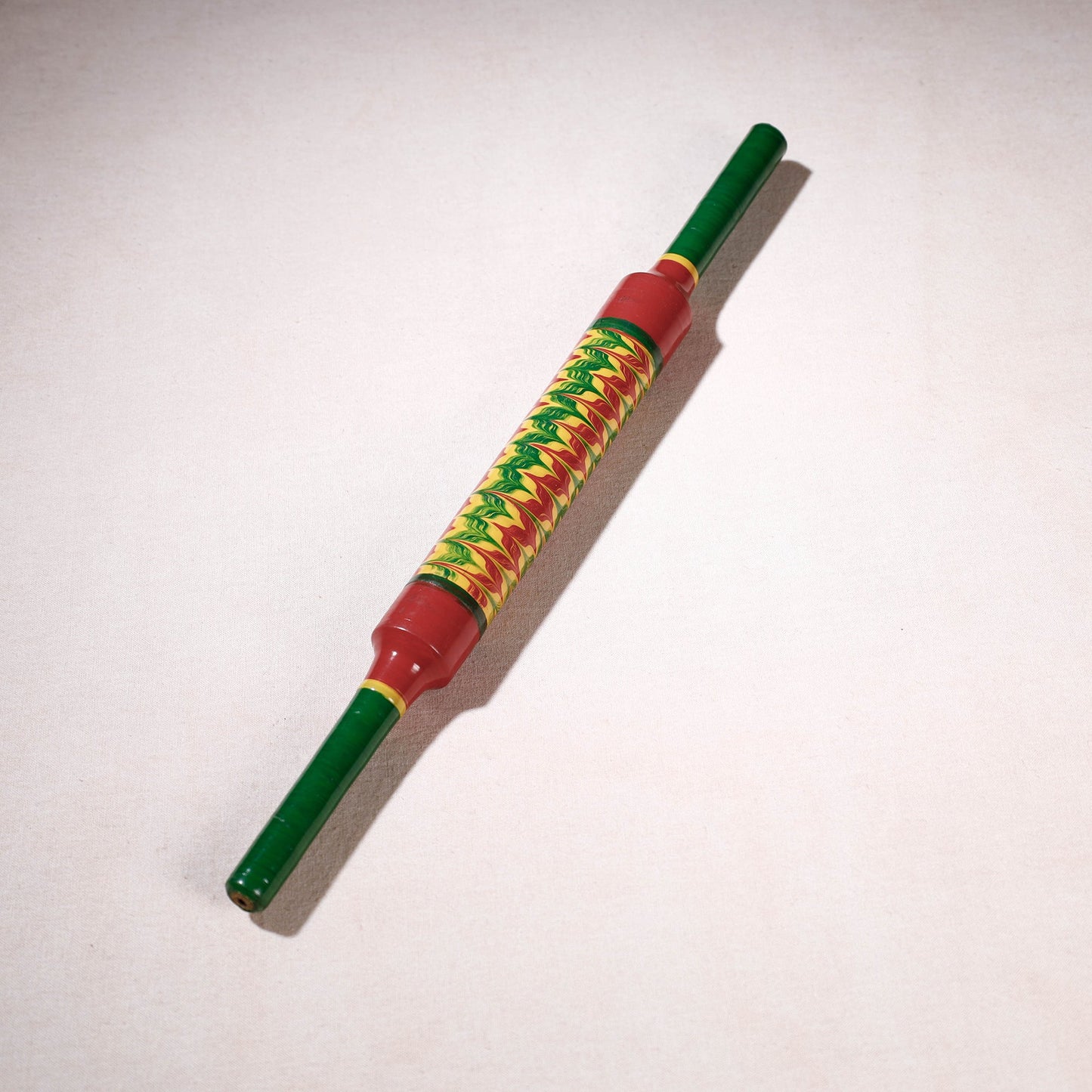  Handmade Lacquered Wooden Belan/बेलन (Chapatti Roller, Rolling Pin) 