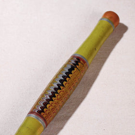  Handmade Lacquered Wooden Belan/बेलन (Chapatti Roller, Rolling Pin - Small) 