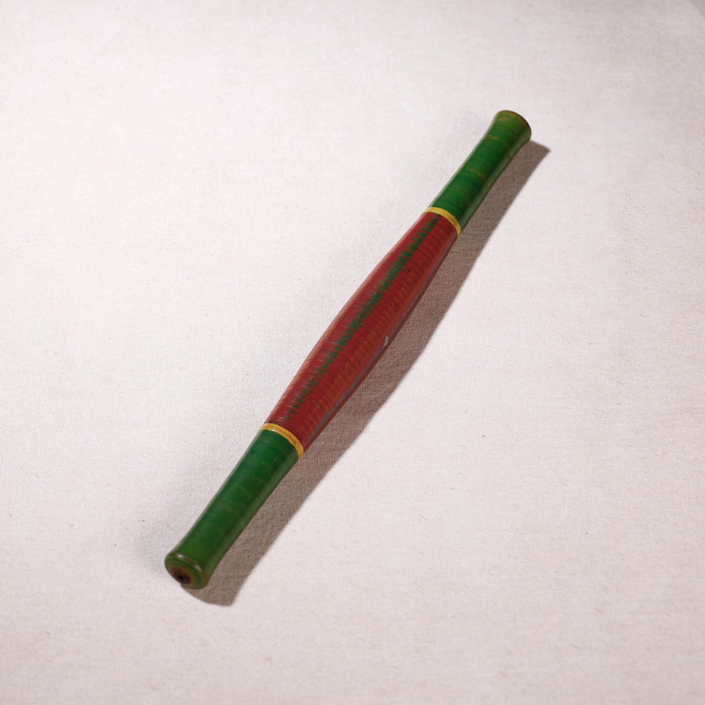  Handmade Lacquered Wooden Belan/बेलन (Chapatti Roller, Rolling Pin - Small) 