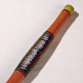  Handmade Lacquered Wooden Belan/बेलन (Chapatti Roller, Rolling Pin - Small) 