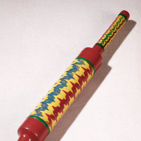  Handmade Lacquered Wooden Belan/बेलन (Chapatti Roller, Rolling Pin) 