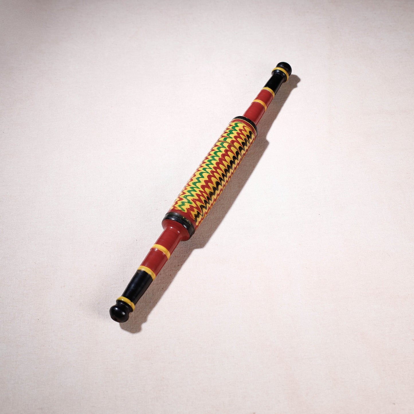  Handmade Lacquered Wooden Belan/बेलन (Chapatti Roller, Rolling Pin) 