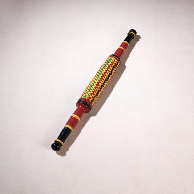  Handmade Lacquered Wooden Belan/बेलन (Chapatti Roller, Rolling Pin) 