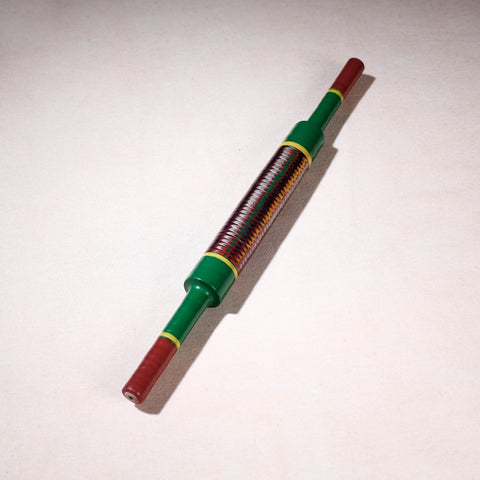  Handmade Lacquered Wooden Belan/बेलन (Chapatti Roller, Rolling Pin) 