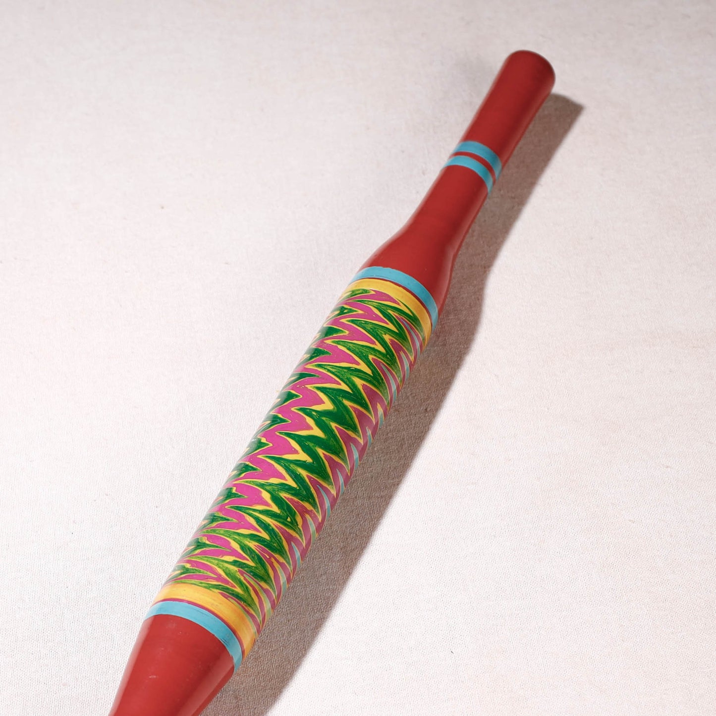  Handmade Lacquered Wooden Belan/बेलन (Chapatti Roller, Rolling Pin) 