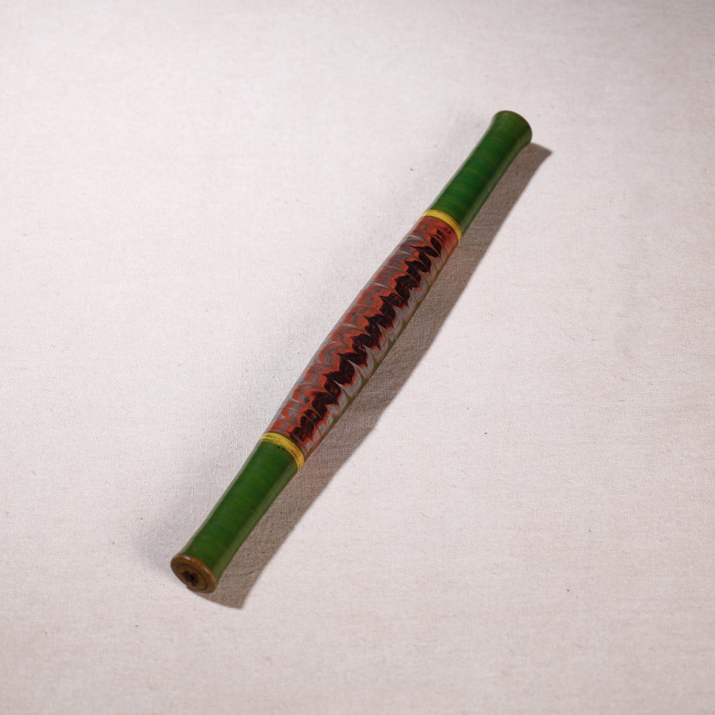  Handmade Lacquered Wooden Belan/बेलन (Chapatti Roller, Rolling Pin - Small) 