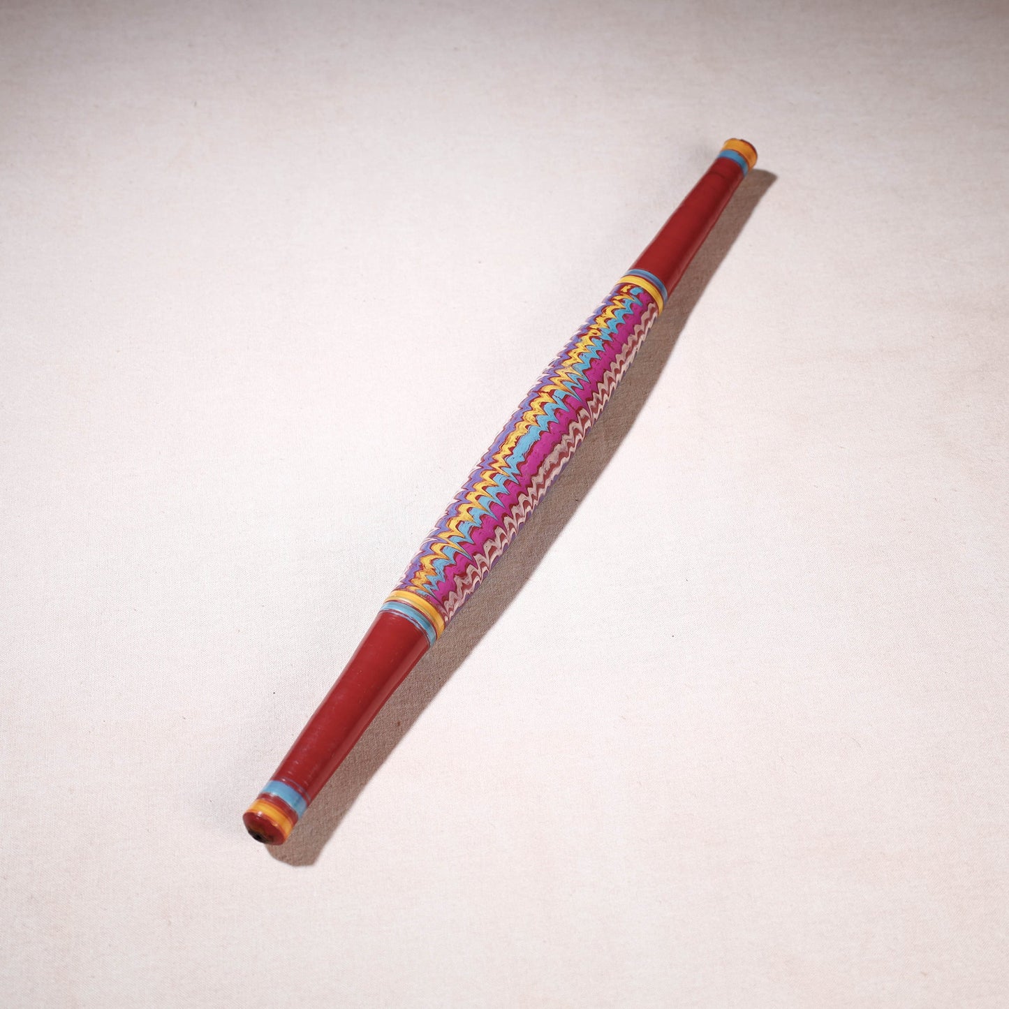  Handmade Lacquered Wooden Belan/बेलन (Chapatti Roller, Rolling Pin) 