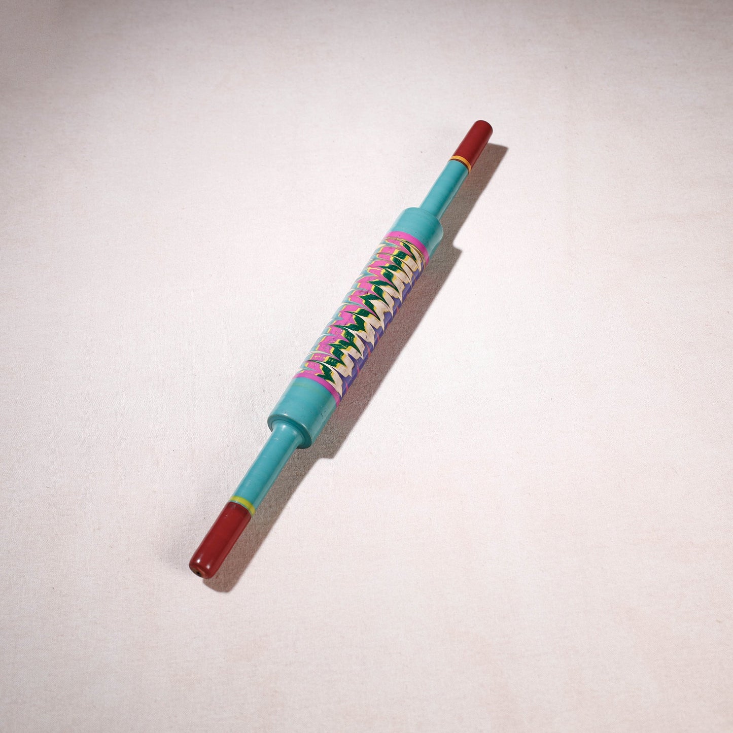  Handmade Lacquered Wooden Belan/बेलन (Chapatti Roller, Rolling Pin) 