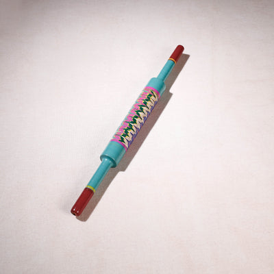  Handmade Lacquered Wooden Belan/बेलन (Chapatti Roller, Rolling Pin) 