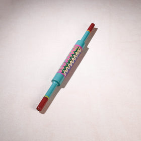  Handmade Lacquered Wooden Belan/बेलन (Chapatti Roller, Rolling Pin) 