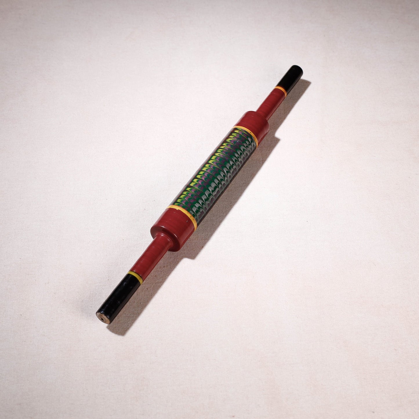  Handmade Lacquered Wooden Belan/बेलन (Chapatti Roller, Rolling Pin) 