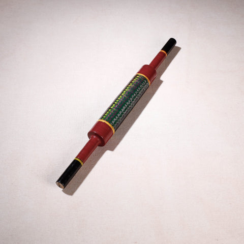 Handmade Lacquered Wooden Belan/बेलन (Chapatti Roller, Rolling Pin) 