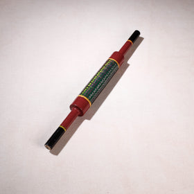 Handmade Lacquered Wooden Belan/बेलन (Chapatti Roller, Rolling Pin) 