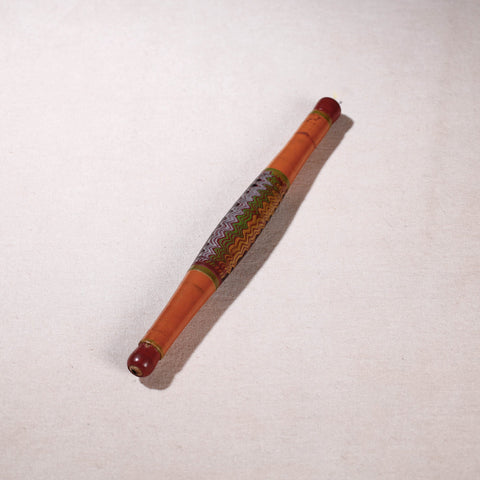  Handmade Lacquered Wooden Belan/बेलन (Chapatti Roller, Rolling Pin - Small) 