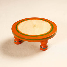  Handmade Lacquered Wooden Chakla 