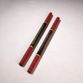  Handmade Lacquered Wooden Garba Dandiya Sticks 