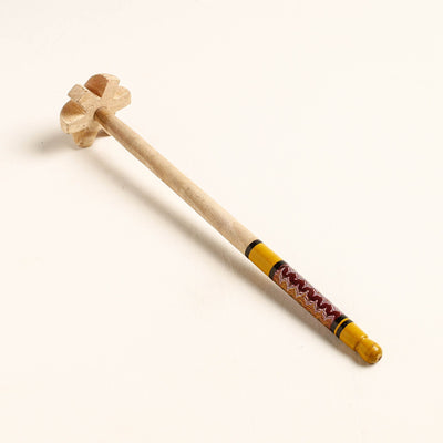  Handmade Lacquered Wooden Hand Blender/Mathani Rai 