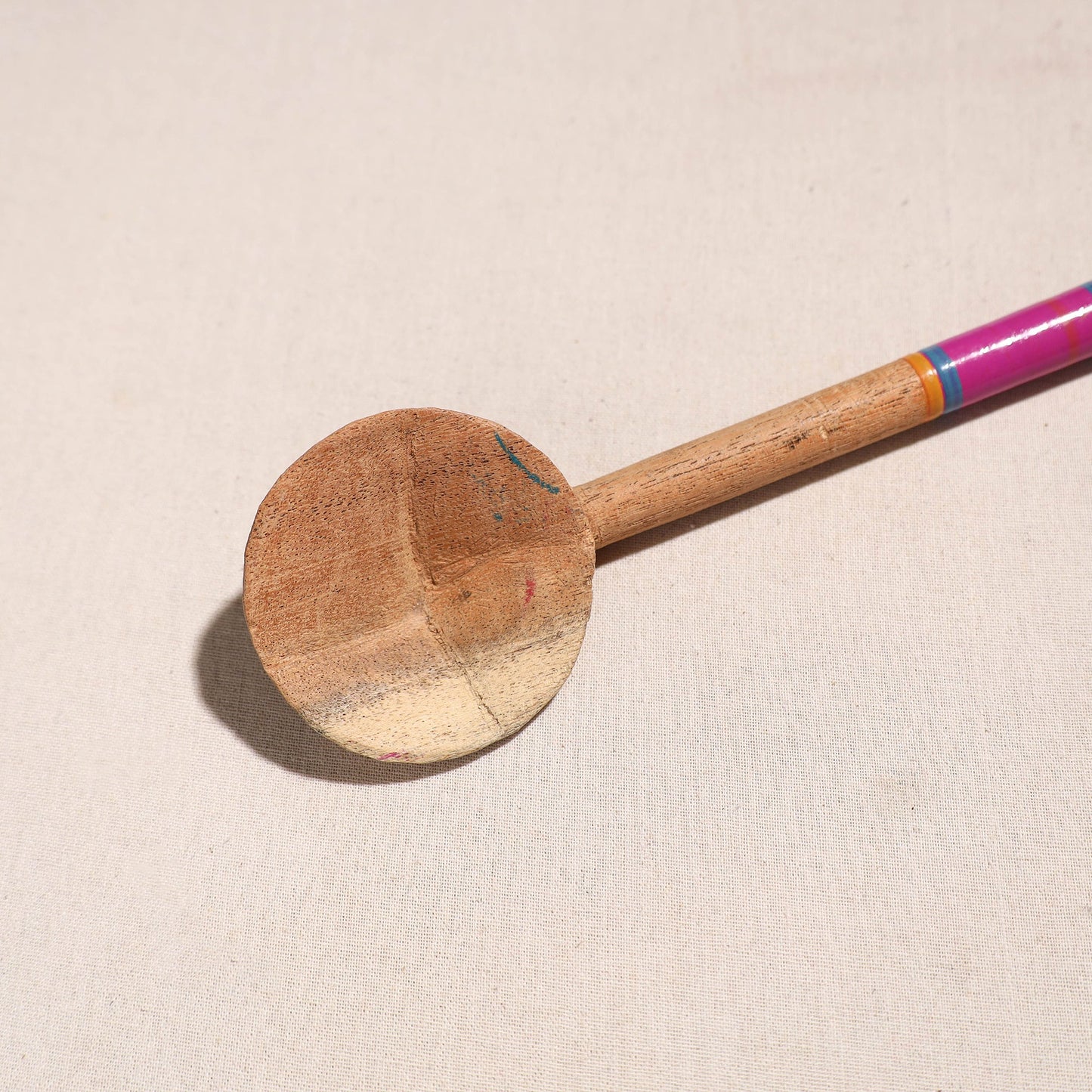 Buy Handmade Lacquered Wooden Ladle Spoon 