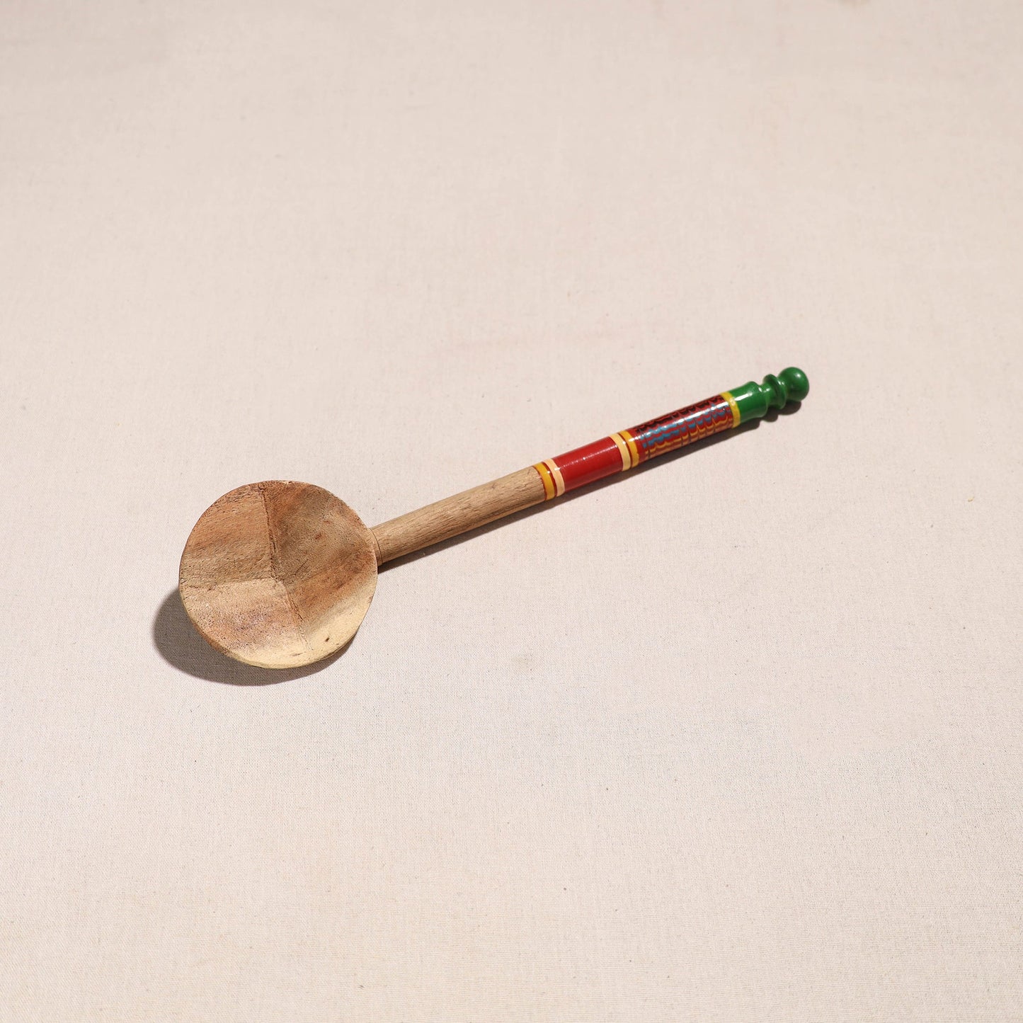 Buy Handmade Lacquered Wooden Ladle Spoon 