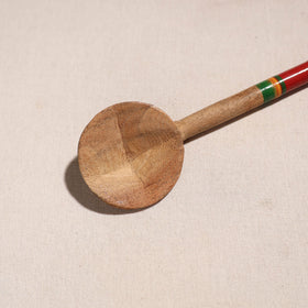 Buy Handmade Lacquered Wooden Ladle Spoon 