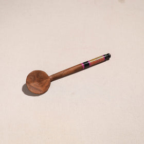 Buy Handmade Lacquered Wooden Ladle Spoon 