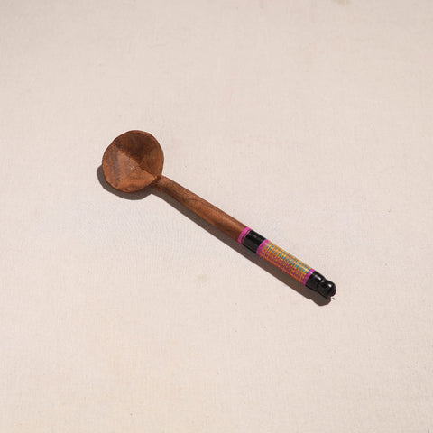Buy Handmade Lacquered Wooden Ladle Spoon 