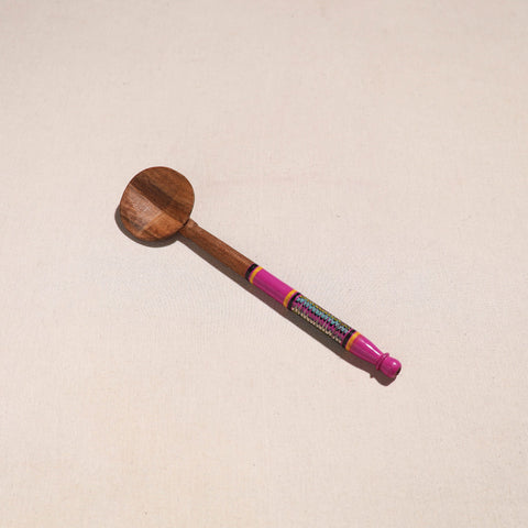 Buy Handmade Lacquered Wooden Ladle Spoon 
