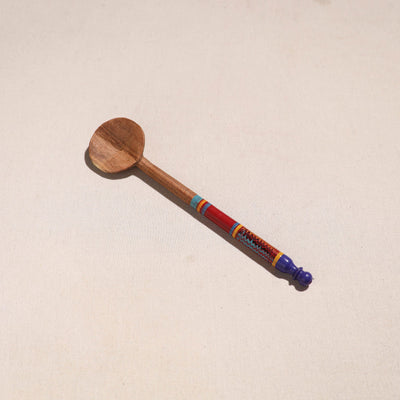 Buy Handmade Lacquered Wooden Ladle Spoon 
