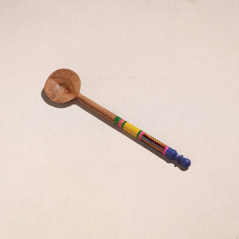 Buy Handmade Lacquered Wooden Ladle Spoon 