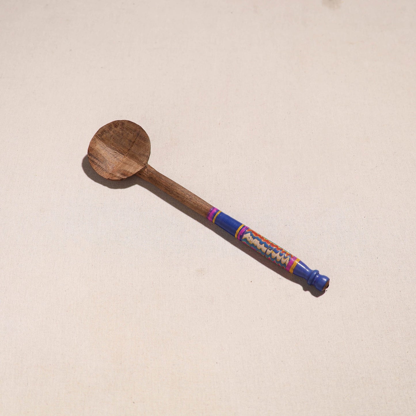 Buy Handmade Lacquered Wooden Ladle Spoon 
