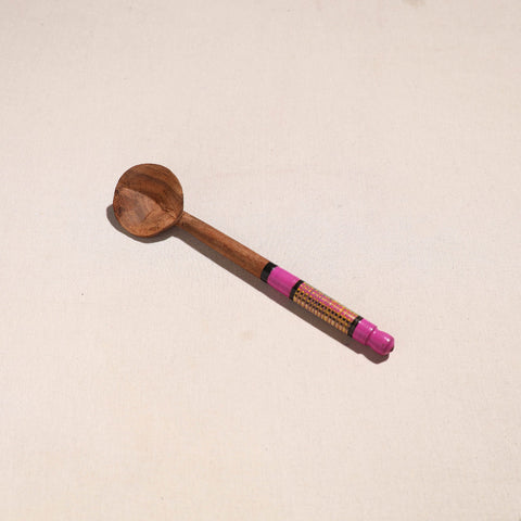 Buy Handmade Lacquered Wooden Ladle Spoon 