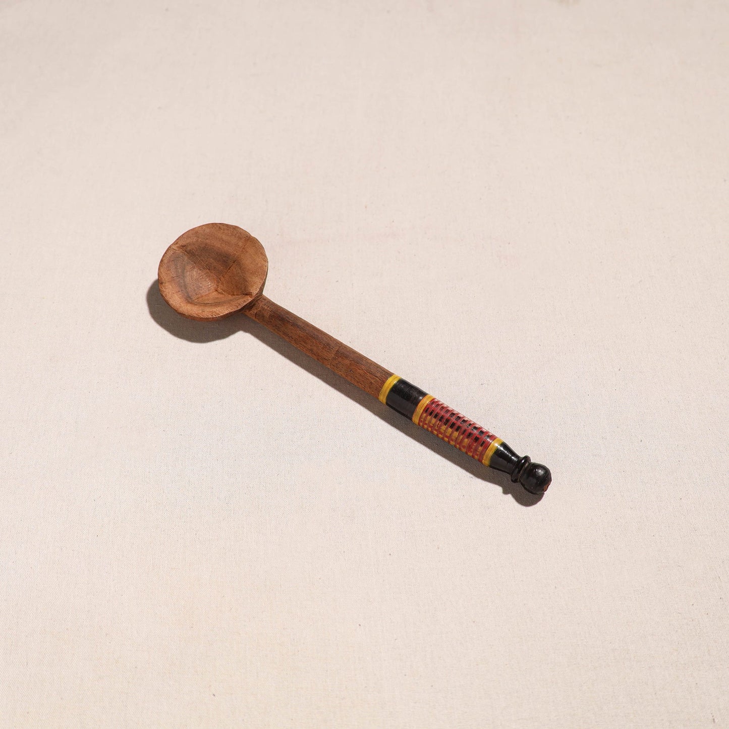 Buy Handmade Lacquered Wooden Ladle Spoon 