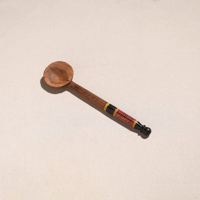 Buy Handmade Lacquered Wooden Ladle Spoon 