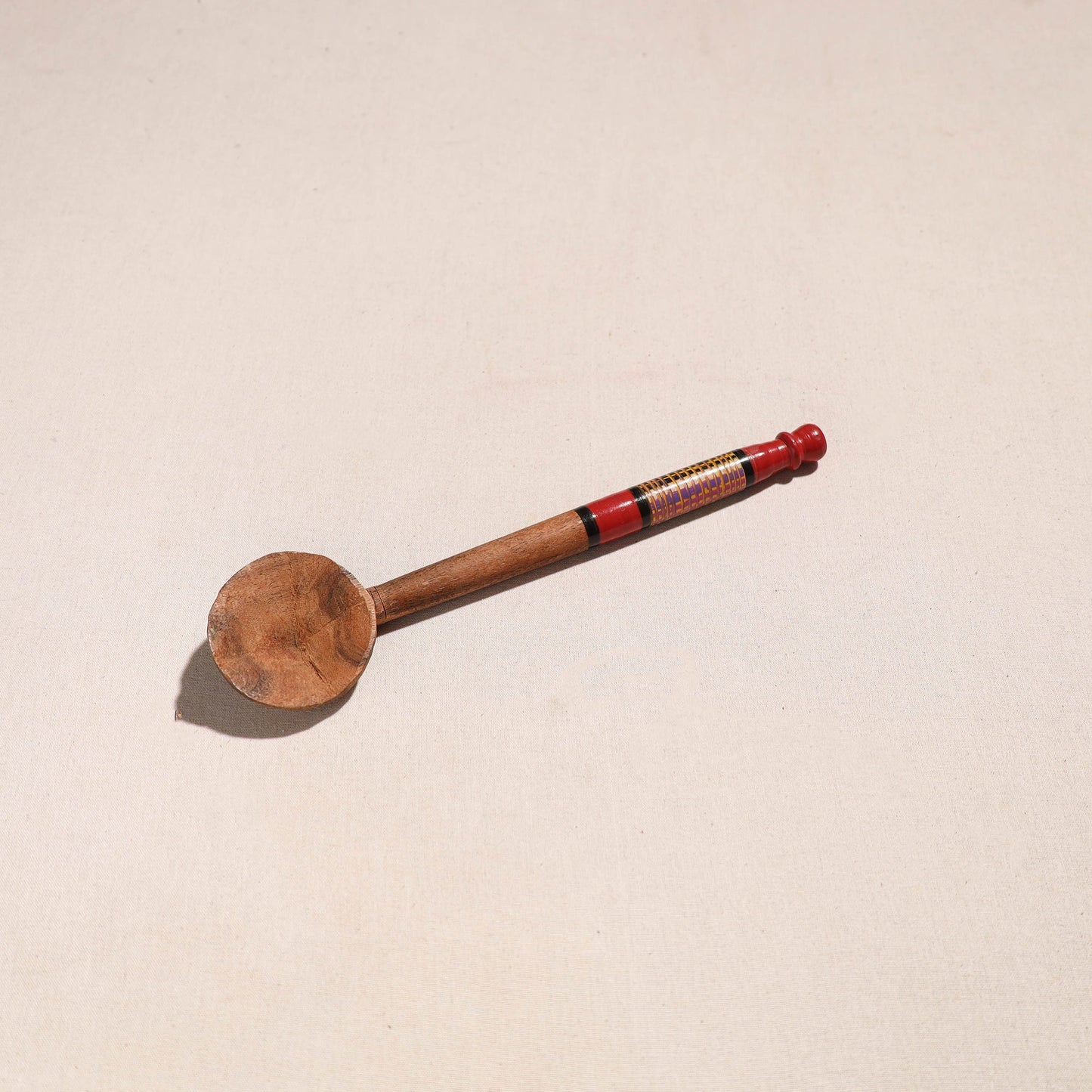 Buy Handmade Lacquered Wooden Ladle Spoon 