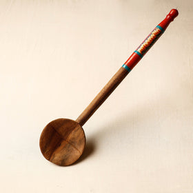 Buy Handmade Lacquered Wooden Ladle Spoon 