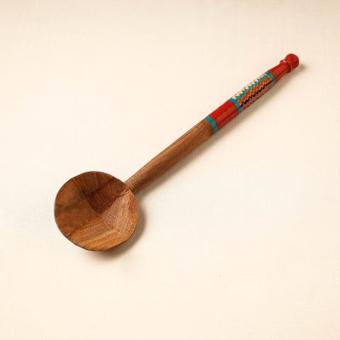Buy Handmade Lacquered Wooden Ladle Spoon 