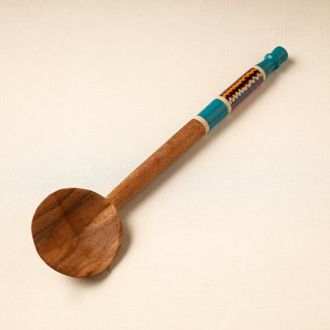 Buy Handmade Lacquered Wooden Ladle Spoon 