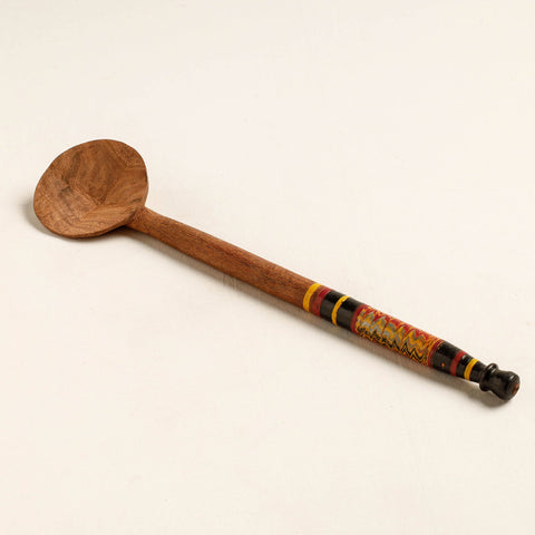 Buy Handmade Lacquered Wooden Ladle Spoon 