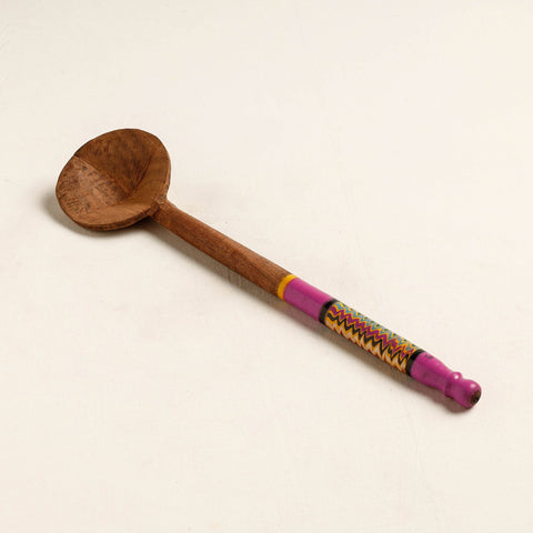 Buy Handmade Lacquered Wooden Ladle Spoon 